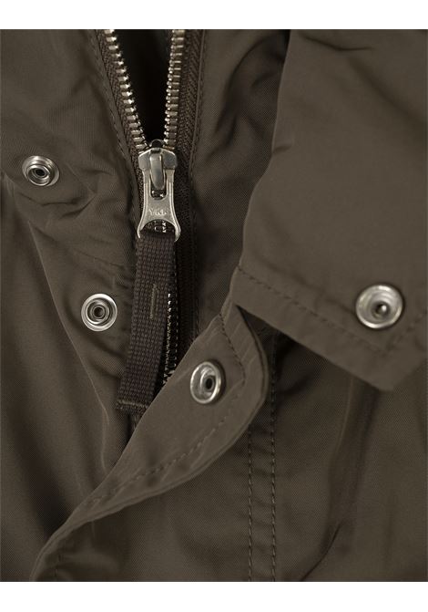 Giacca In Micro Twill Verde Militare STONE ISLAND | K1S154100006-S0026V0054